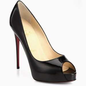 Christian Louboutin,black heels,size 39